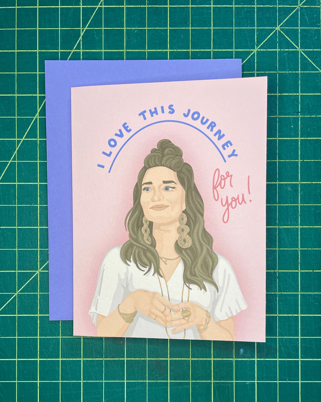 I Love This Journey for You Greeting Card