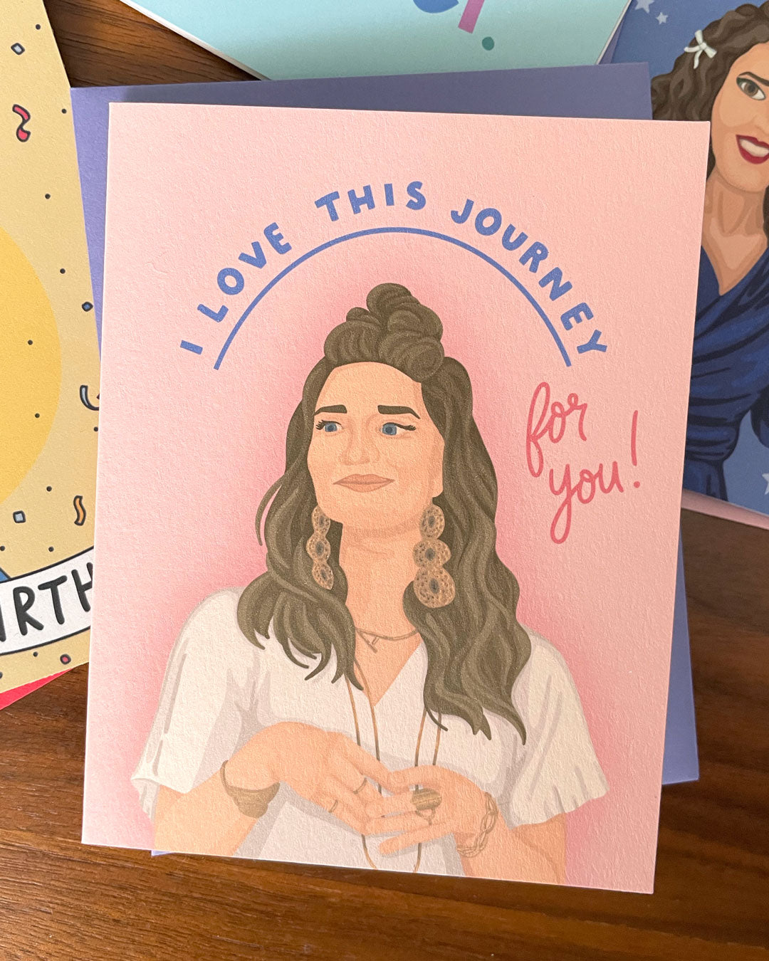 I Love This Journey for You Greeting Card