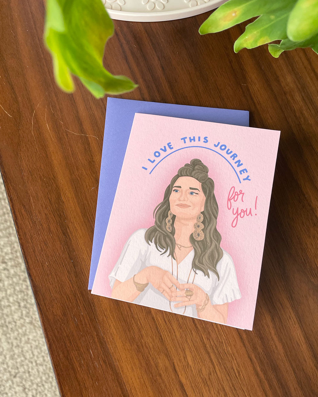 I Love This Journey for You Greeting Card
