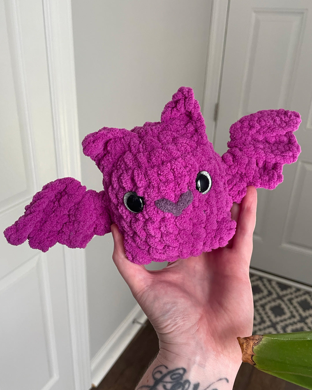 Bright Purple Chonky Bat