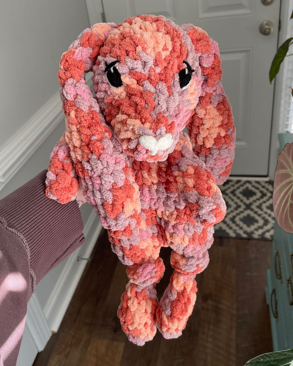 Pink Multi Bunny Lovey