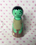 Frankie Wooden Peg Doll