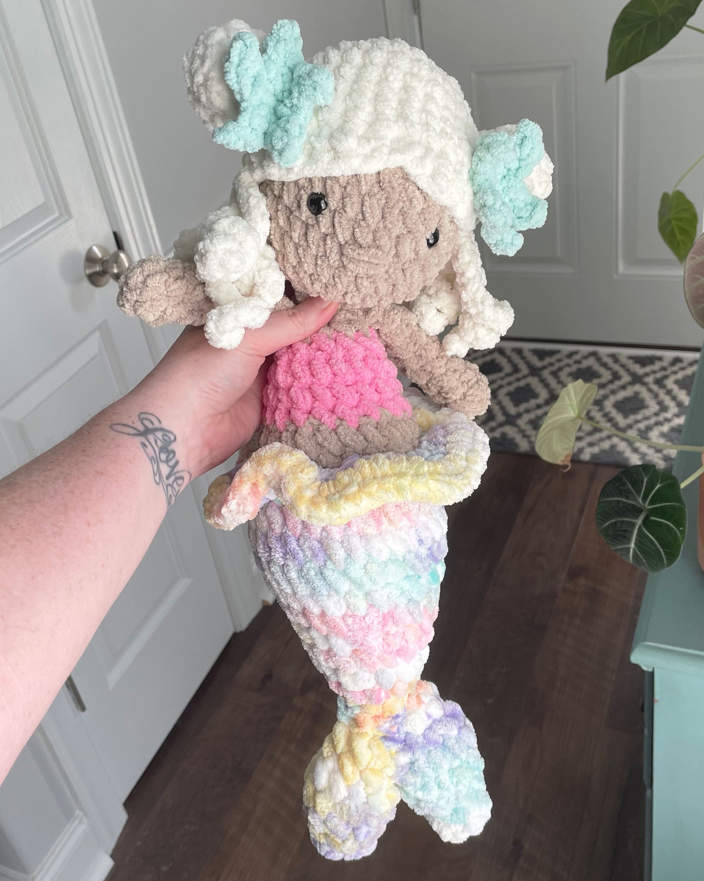 Blonde Mermaid Stuffie