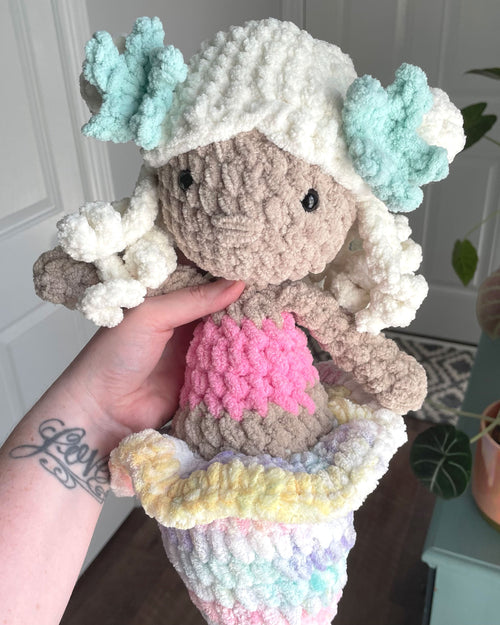 Blonde Mermaid Stuffie