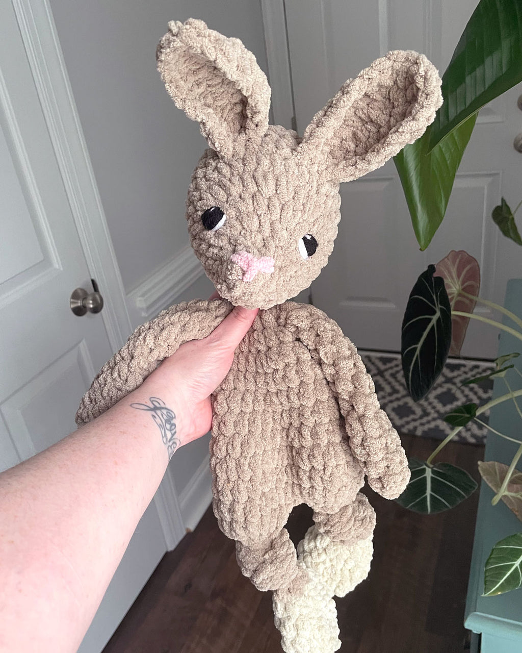 Taupe Rabbit Lovey