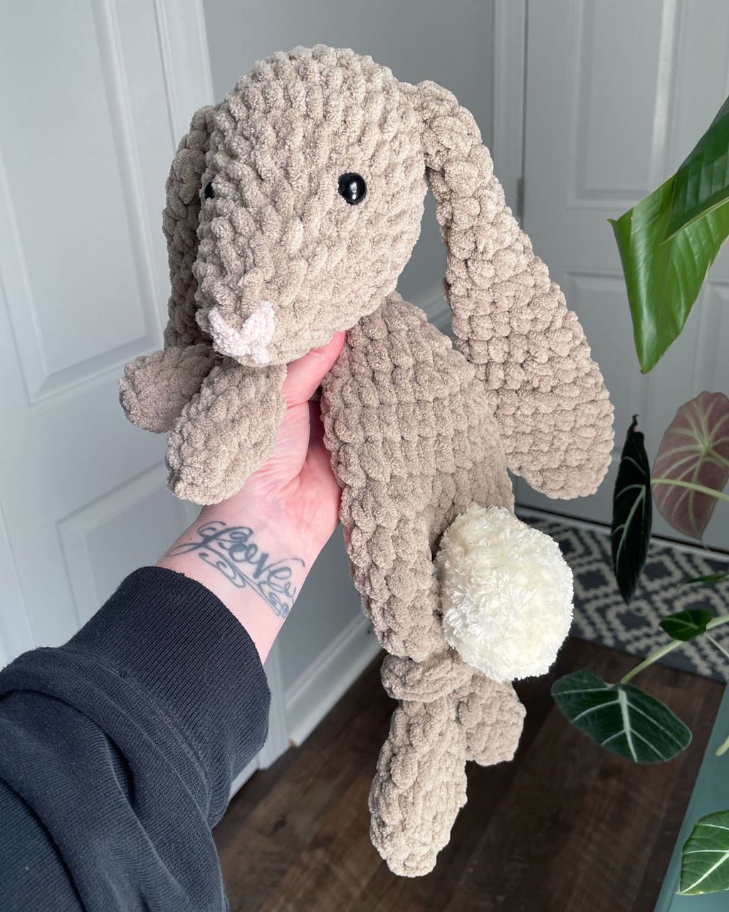 Taupe Bunny Lovey