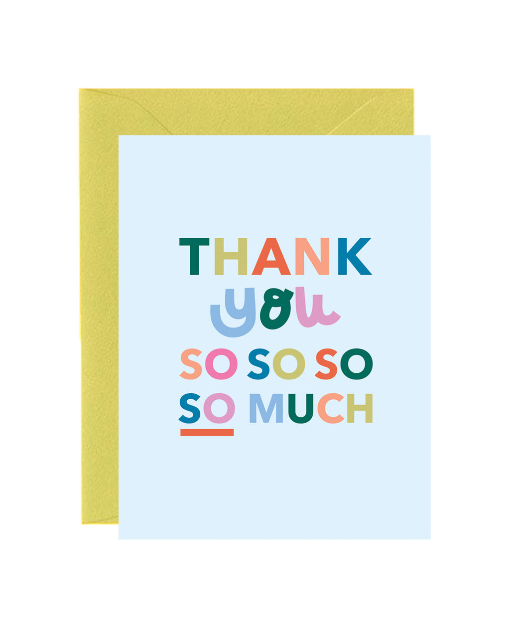 Thank You SO Much Greeting Card